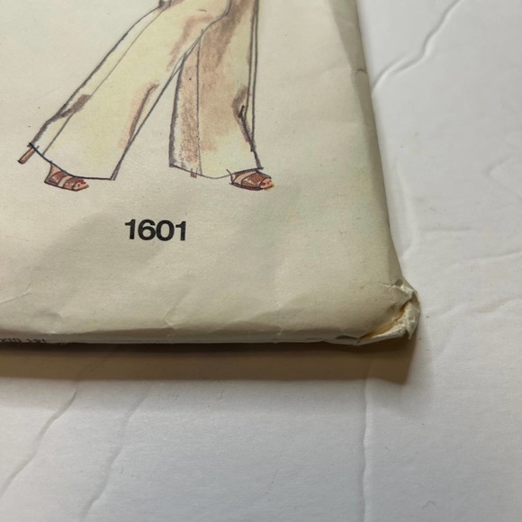 Vogue Paris Original Pierre Balmain Vintage 1970's Pattern #1601 Size 16 - Picture 4 of 10